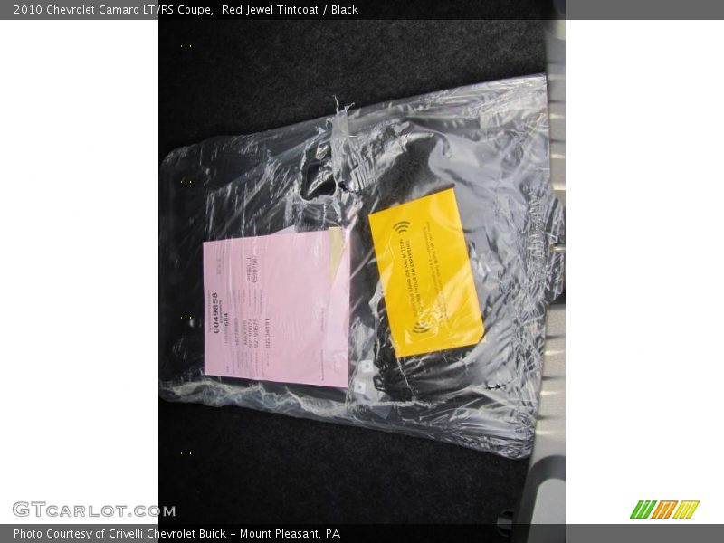 Red Jewel Tintcoat / Black 2010 Chevrolet Camaro LT/RS Coupe