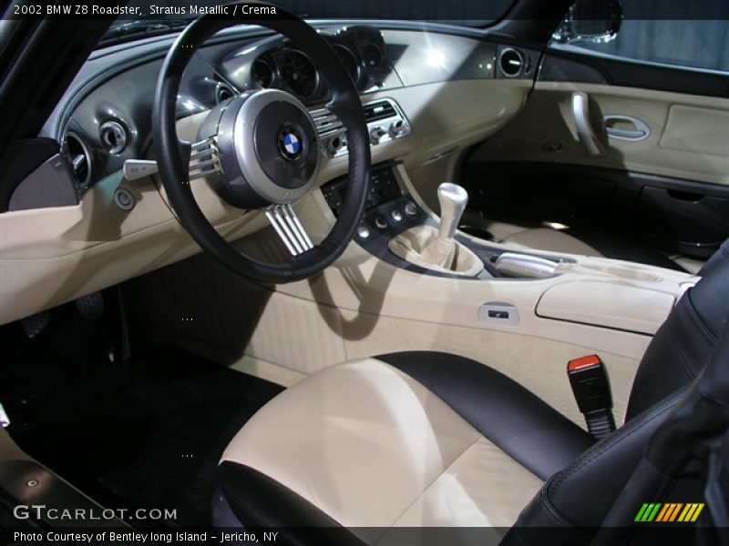 Stratus Metallic / Crema 2002 BMW Z8 Roadster