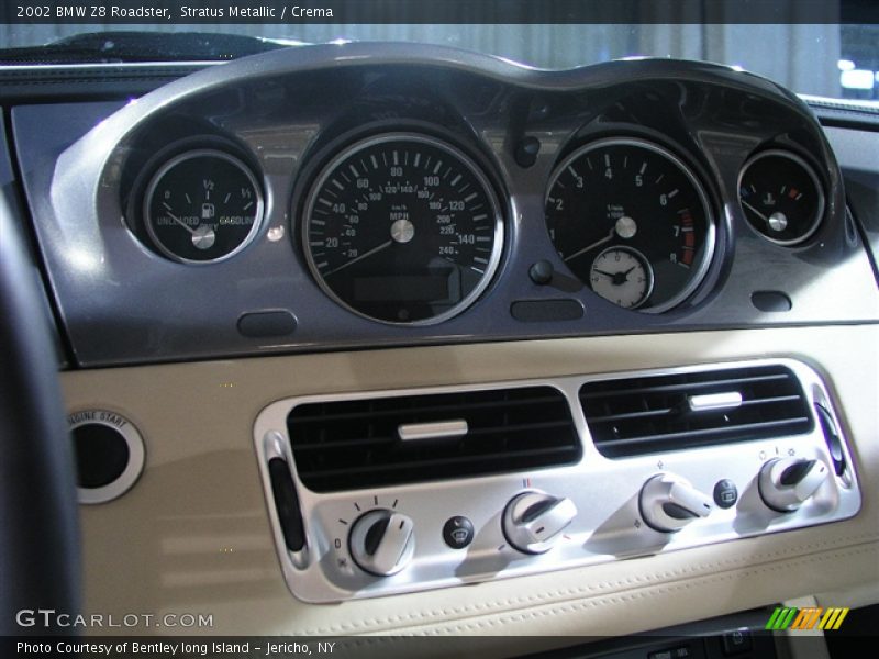 Stratus Metallic / Crema 2002 BMW Z8 Roadster