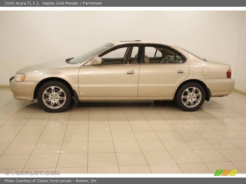 Naples Gold Metallic / Parchment 2000 Acura TL 3.2