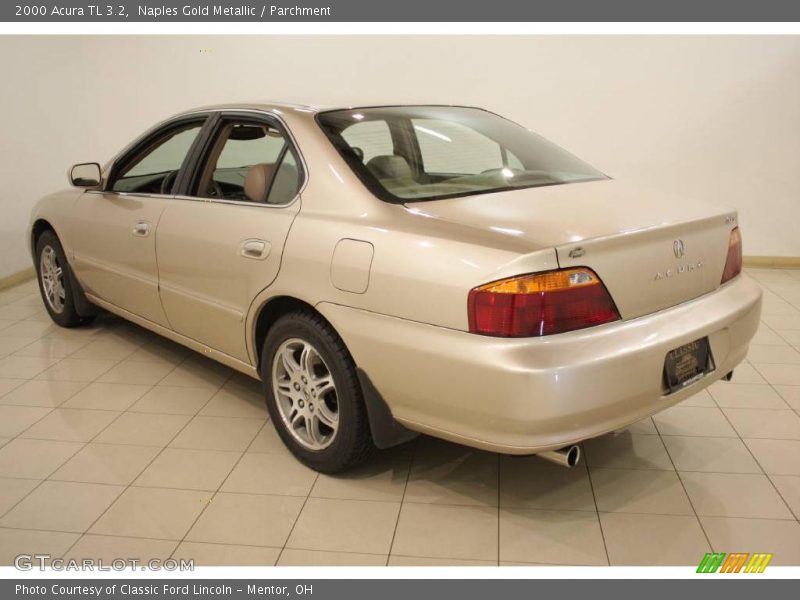 Naples Gold Metallic / Parchment 2000 Acura TL 3.2