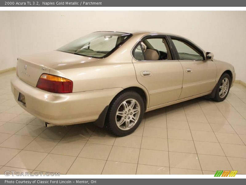 Naples Gold Metallic / Parchment 2000 Acura TL 3.2