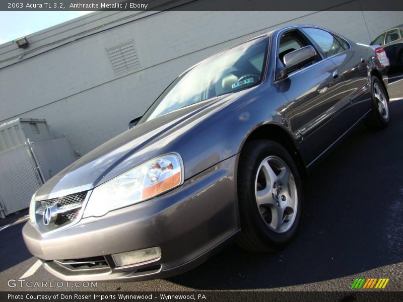 Anthracite Metallic / Ebony 2003 Acura TL 3.2
