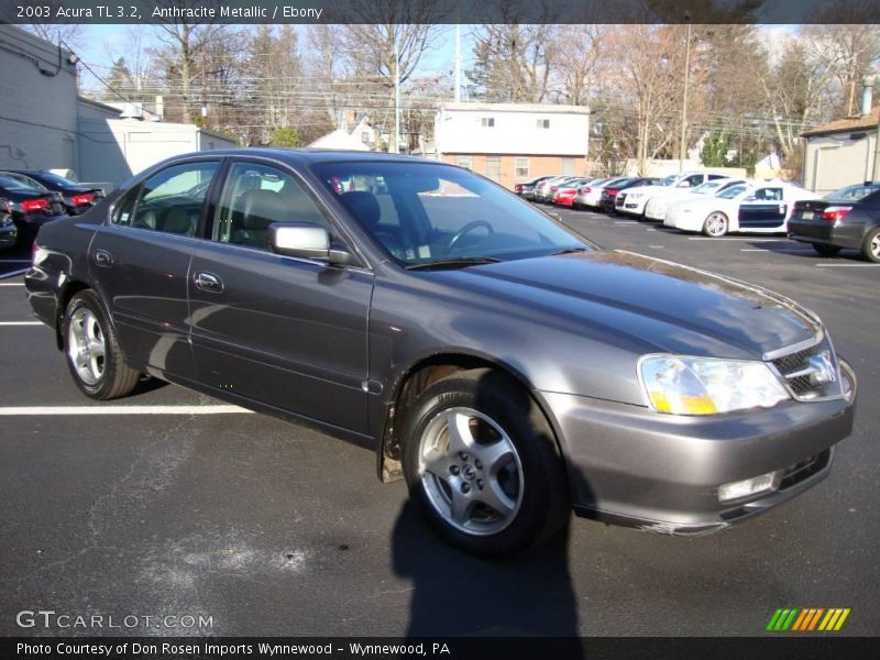 Anthracite Metallic / Ebony 2003 Acura TL 3.2