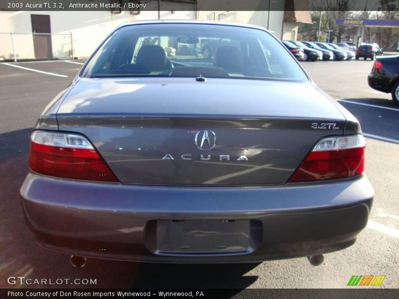 Anthracite Metallic / Ebony 2003 Acura TL 3.2