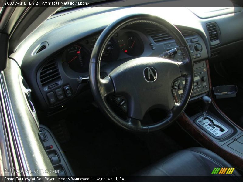 Anthracite Metallic / Ebony 2003 Acura TL 3.2