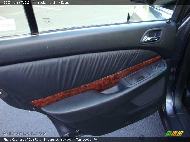 Anthracite Metallic / Ebony 2003 Acura TL 3.2