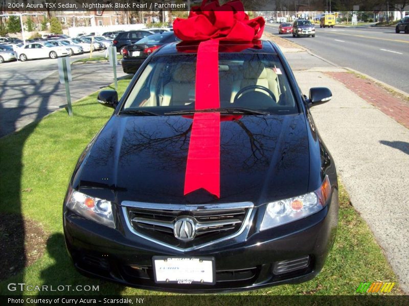 Nighthawk Black Pearl / Parchment 2004 Acura TSX Sedan