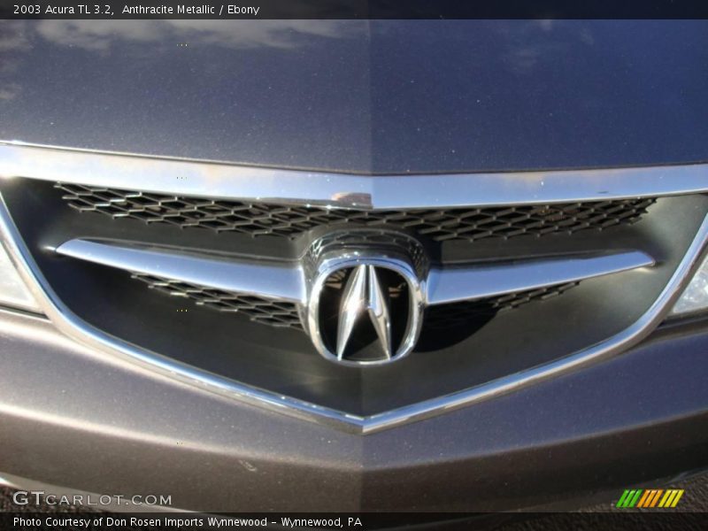 Anthracite Metallic / Ebony 2003 Acura TL 3.2