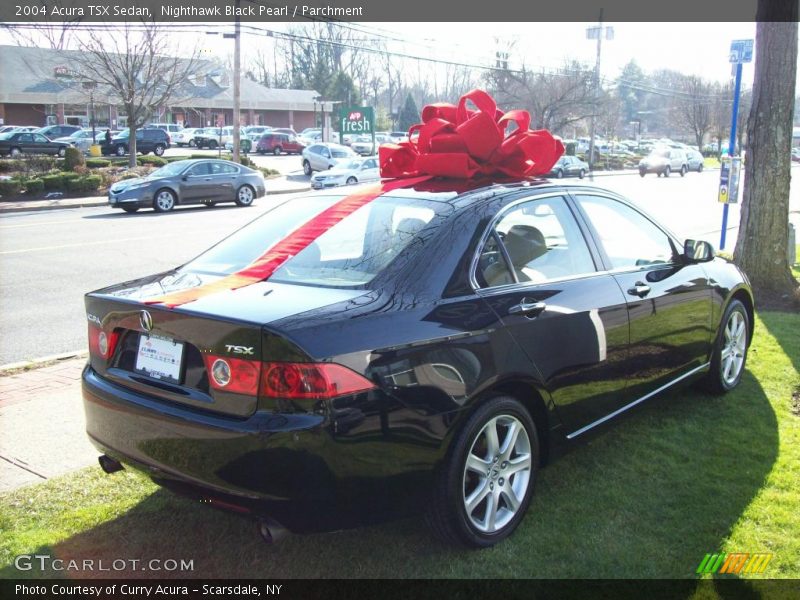 Nighthawk Black Pearl / Parchment 2004 Acura TSX Sedan