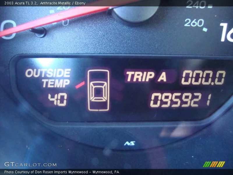 Anthracite Metallic / Ebony 2003 Acura TL 3.2