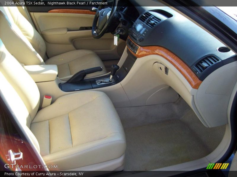 Nighthawk Black Pearl / Parchment 2004 Acura TSX Sedan