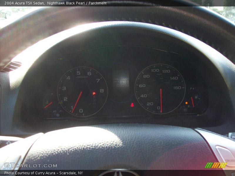 Nighthawk Black Pearl / Parchment 2004 Acura TSX Sedan