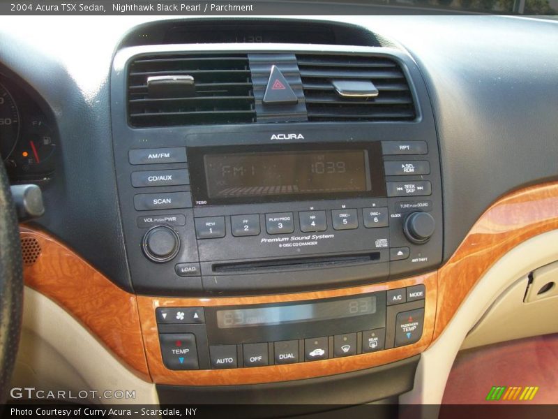 Nighthawk Black Pearl / Parchment 2004 Acura TSX Sedan