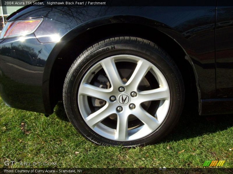 Nighthawk Black Pearl / Parchment 2004 Acura TSX Sedan