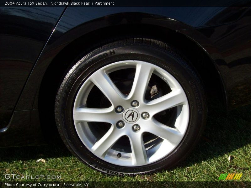 Nighthawk Black Pearl / Parchment 2004 Acura TSX Sedan