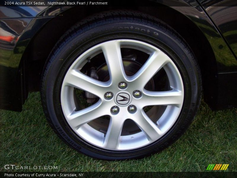 Nighthawk Black Pearl / Parchment 2004 Acura TSX Sedan