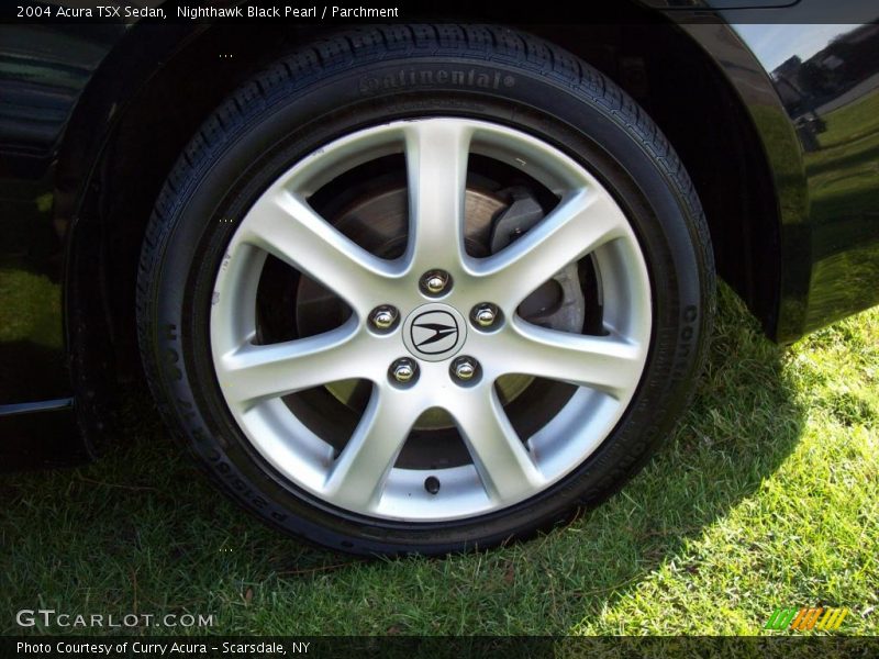 Nighthawk Black Pearl / Parchment 2004 Acura TSX Sedan