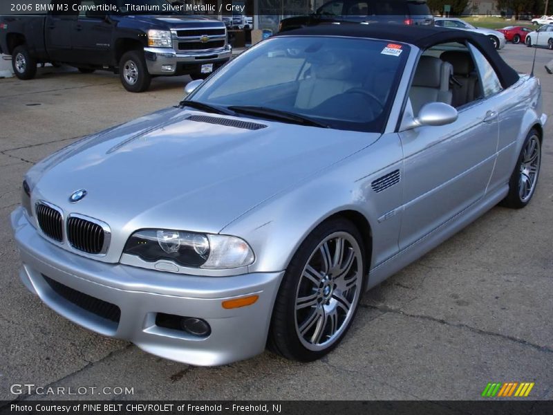 Titanium Silver Metallic / Grey 2006 BMW M3 Convertible