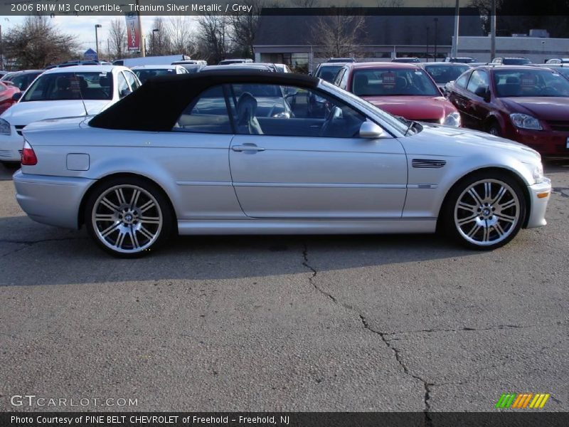Titanium Silver Metallic / Grey 2006 BMW M3 Convertible