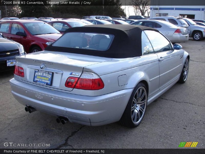 Titanium Silver Metallic / Grey 2006 BMW M3 Convertible