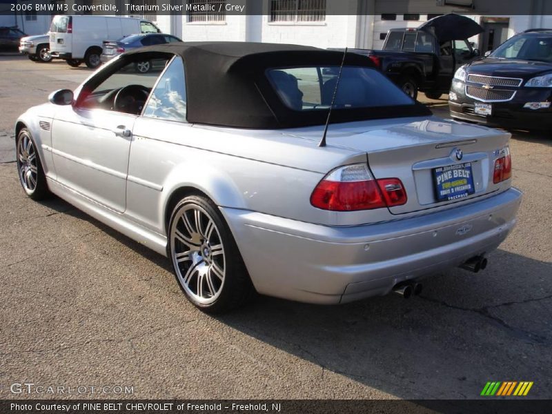 Titanium Silver Metallic / Grey 2006 BMW M3 Convertible