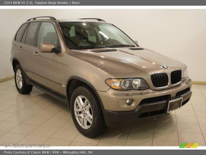 Kalahari Beige Metallic / Black 2004 BMW X5 3.0i
