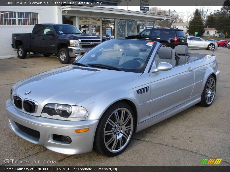 Titanium Silver Metallic / Grey 2006 BMW M3 Convertible