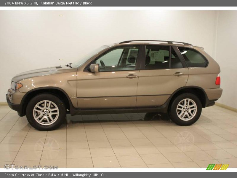 Kalahari Beige Metallic / Black 2004 BMW X5 3.0i