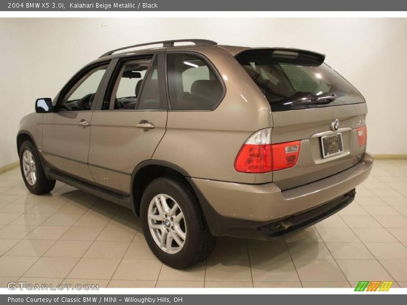 Kalahari Beige Metallic / Black 2004 BMW X5 3.0i