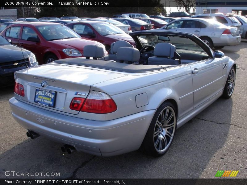 Titanium Silver Metallic / Grey 2006 BMW M3 Convertible