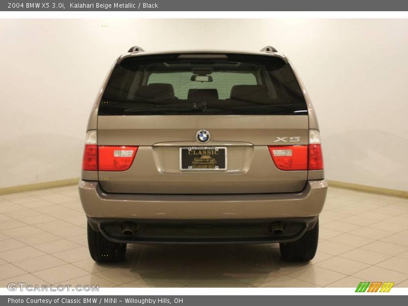 Kalahari Beige Metallic / Black 2004 BMW X5 3.0i