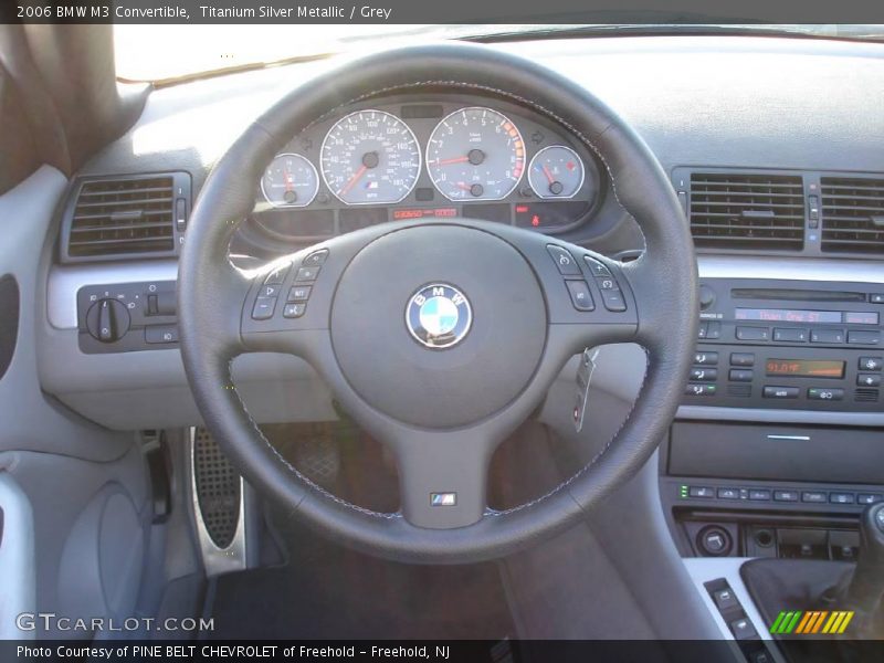 Titanium Silver Metallic / Grey 2006 BMW M3 Convertible