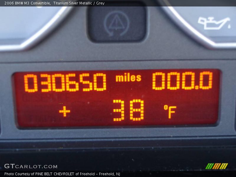 Titanium Silver Metallic / Grey 2006 BMW M3 Convertible