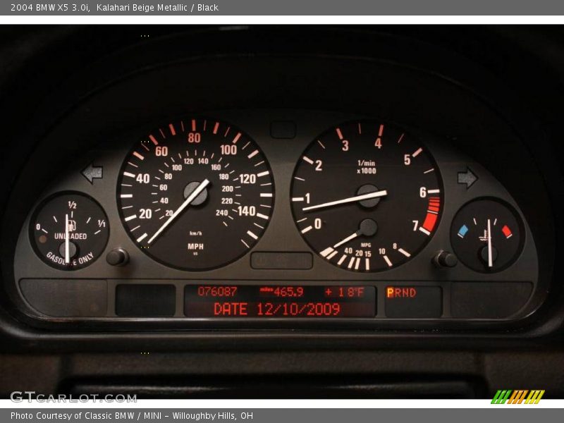 Kalahari Beige Metallic / Black 2004 BMW X5 3.0i