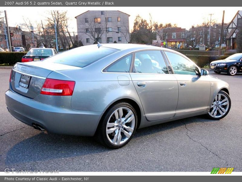 Quartz Grey Metallic / Black 2007 Audi S6 5.2 quattro Sedan