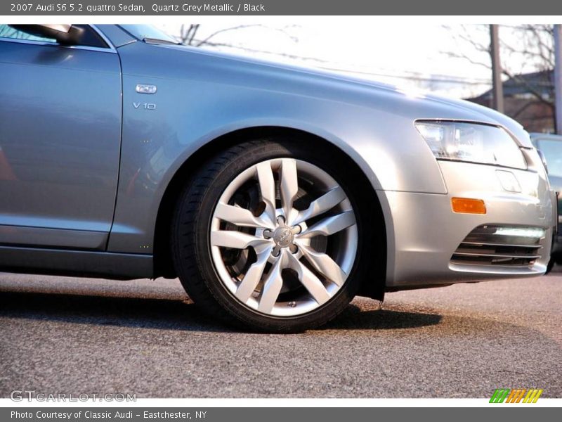 Quartz Grey Metallic / Black 2007 Audi S6 5.2 quattro Sedan