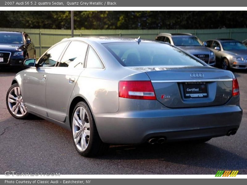 Quartz Grey Metallic / Black 2007 Audi S6 5.2 quattro Sedan