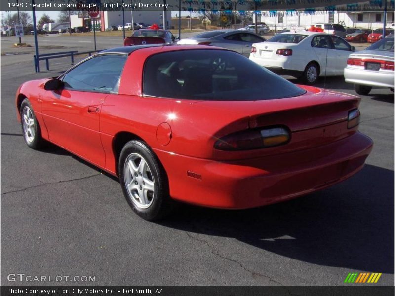 Bright Red / Dark Grey 1998 Chevrolet Camaro Coupe