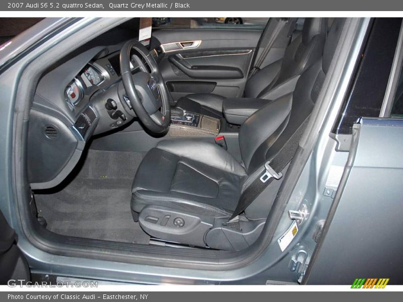 Quartz Grey Metallic / Black 2007 Audi S6 5.2 quattro Sedan