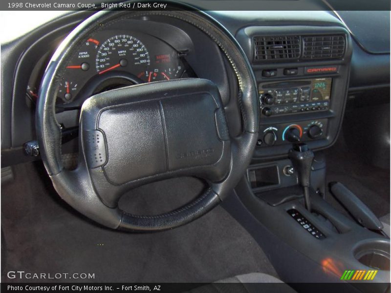Bright Red / Dark Grey 1998 Chevrolet Camaro Coupe