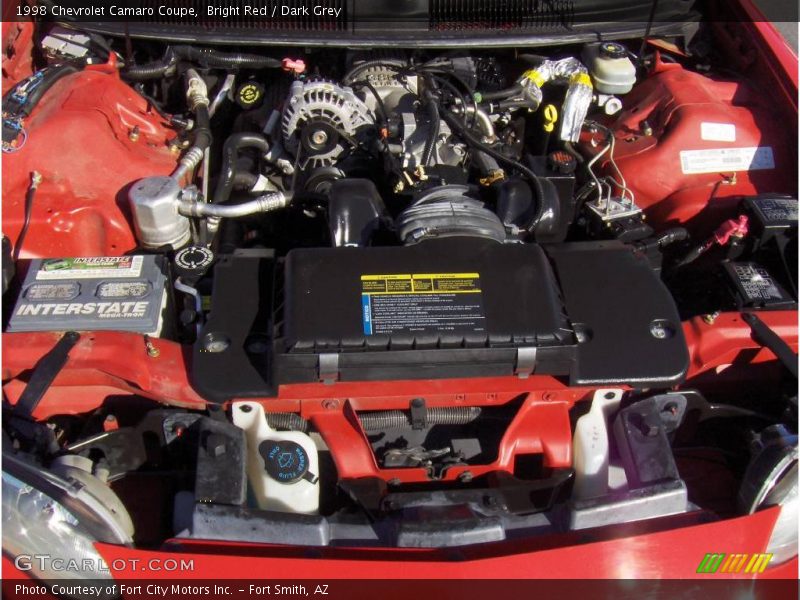 Bright Red / Dark Grey 1998 Chevrolet Camaro Coupe