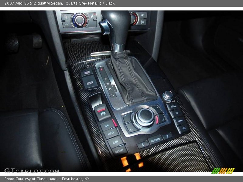 Quartz Grey Metallic / Black 2007 Audi S6 5.2 quattro Sedan