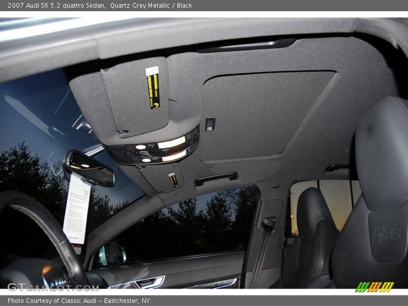 Quartz Grey Metallic / Black 2007 Audi S6 5.2 quattro Sedan