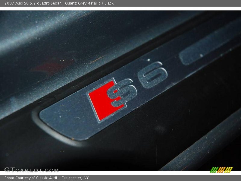 Quartz Grey Metallic / Black 2007 Audi S6 5.2 quattro Sedan