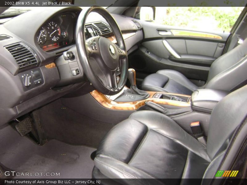 Jet Black / Black 2002 BMW X5 4.4i