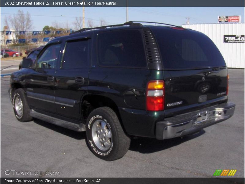 Forest Green Metallic / Tan/Neutral 2002 Chevrolet Tahoe LS