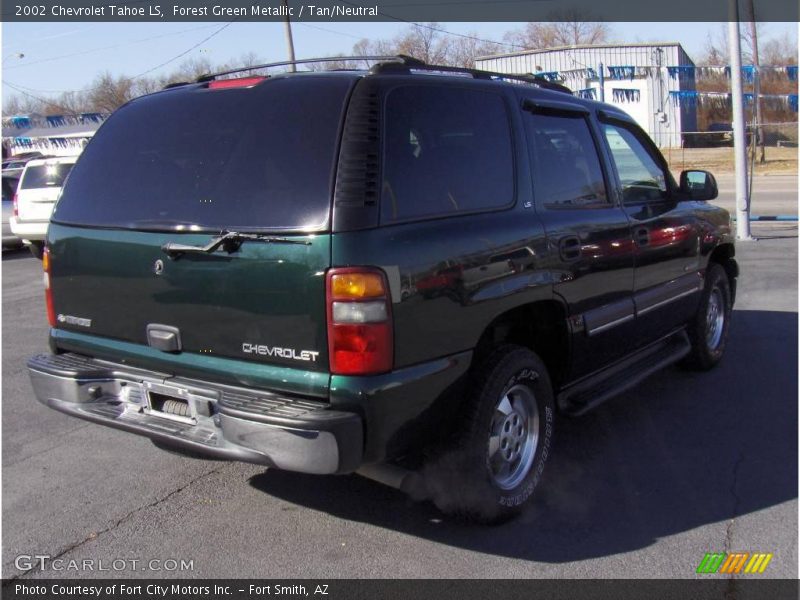 Forest Green Metallic / Tan/Neutral 2002 Chevrolet Tahoe LS