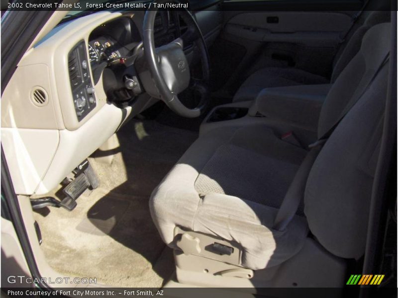 Forest Green Metallic / Tan/Neutral 2002 Chevrolet Tahoe LS