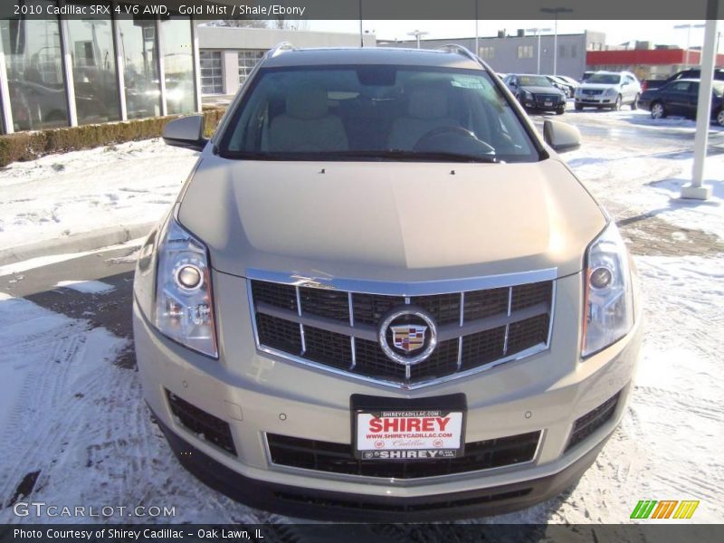 Gold Mist / Shale/Ebony 2010 Cadillac SRX 4 V6 AWD